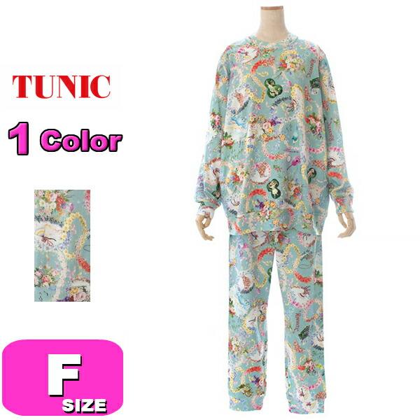 TUNIC長袖パジャマ チュニック TUNIC 23453 パジャマ ルームウェア セットアップ
