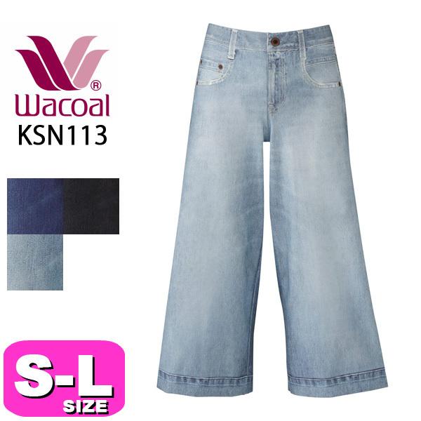 新品ワコールカルソンワイドクロップトパンツ「Mサイズ」