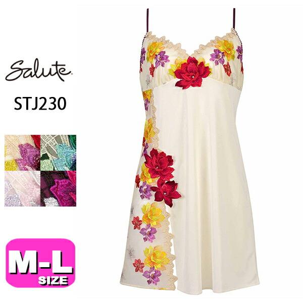 サルート salute 30 ワコール wacoal STJ230 スリップ ランジェリー スタンダードシルエット ストラップタイプ M-80 L-80サイズ メール便発送可 サルート（SALUTE） salute 30 ワコール wacoal STJ230 スリップ