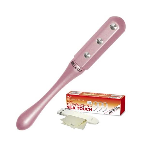 レダ　ピュアゲルマローラー SILK TOUCH羽が軽く肌を叩くようなタッピングマッサージを行います。特にこめかみから頬にかけてのマッサージが最高♪マッサージを行う場合は、力を入れ過ぎてこすり付けないようにご注意下さい。下から上へのタッピン...