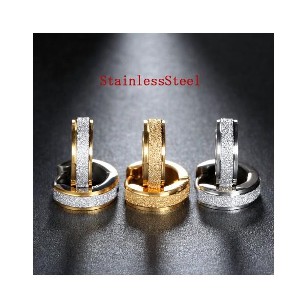 [Release date: December 20, 2025]ピアス レディース フープ 316Lステンレス ループ リング リーフ サンドジルコン幅14mm縦約14mm厚約3.8mm両耳用2点 送料無料 アレルギー！★サンドCZダイヤ...