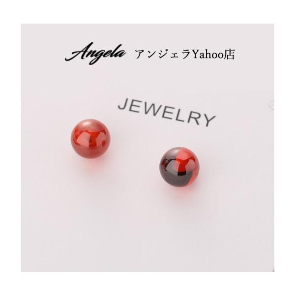 ピアス アレルギー対応 18金 レディース 18k つけっぱなし 金属アレルギー対応 小さい シルバー925 天然石 カーネリアン パワーストーン オレンジ