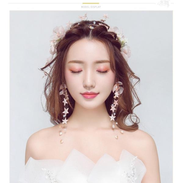 ヘッドドレス ウェディング 花冠 花 髪飾り ヘアアクセサリー お呼ばれ イヤリング レディース パール 結婚式 ブライダル 二次会 花嫁 Buyee Servicio De Proxy Japones Buyee Compra En Japon