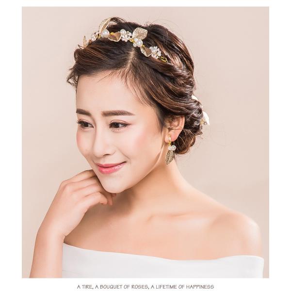 ウェディングゴールドアクセサリーセット リーフ ヘッドドレス 結婚式 ダンス コンサート 髪飾り ヘアピン ヘアー 花嫁 Buyee Servicio De Proxy Japones Buyee Compra En Japon