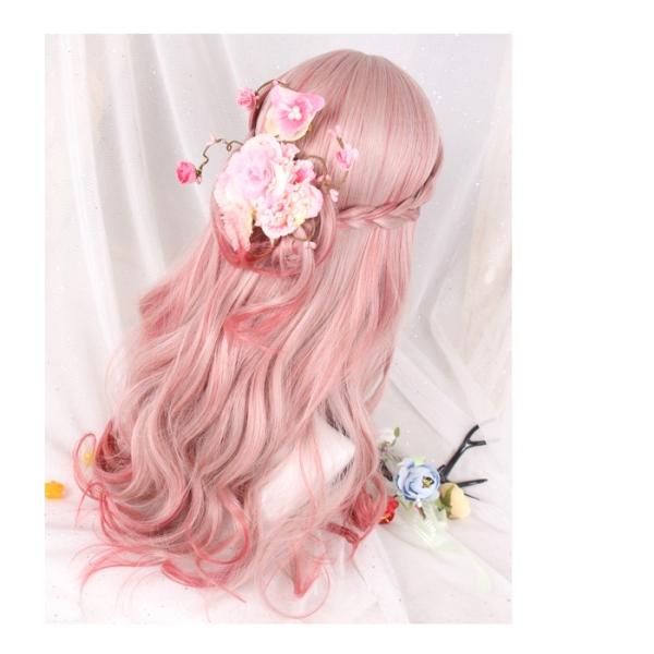 フルウィッグ ロング ブロンド ピンク グラデーション ミックス 金髪 ゆるウェーブ かつら コスプレ ゆめかわいい Wig カツラ 耐熱ウィッグ Buyee Buyee 日本の通販商品 オークションの入札サポート 購入サポートサービス
