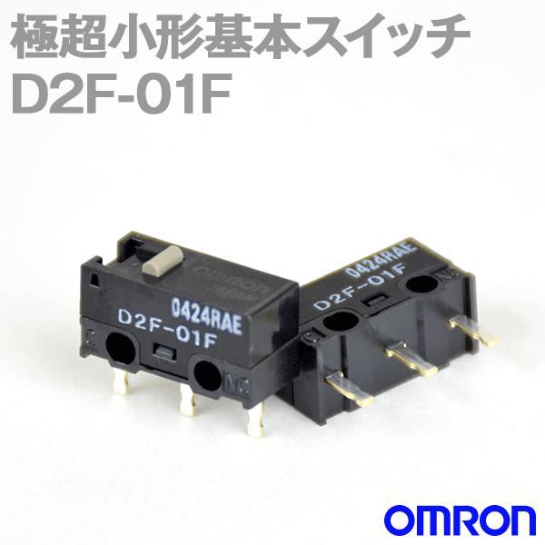 �I������(OMRON) D2F-01F 1�� �`D2F�ɒ����`��{�X�C�b�` (�s�����{�^���`) TV