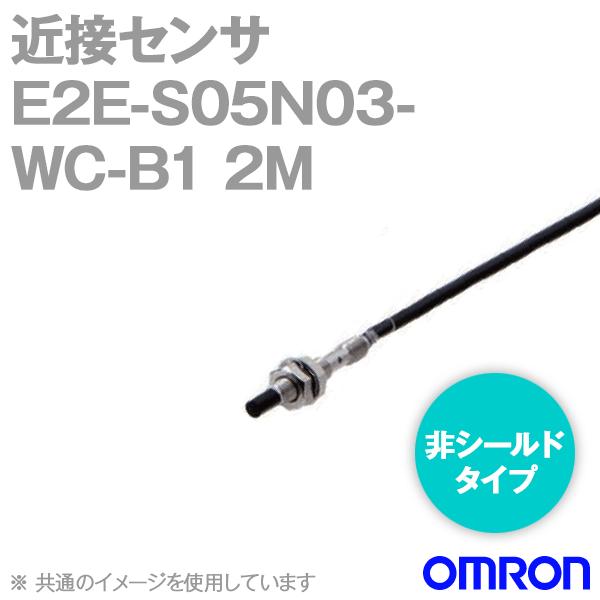 �I������(OMRON) E2E-S05N03-WC-B1 2M �ߐڃZ���T�[ ��V�[���h�^�C�v 2m (M5�E���o����3mm) (����3����) (PVC(�ϖ�)) (PNP�o��) NN