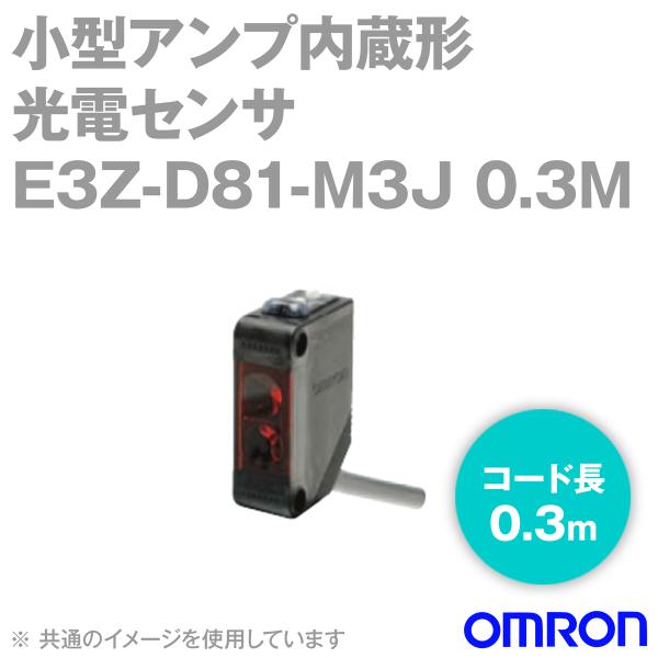 I(OMRON) E3Z-D81-M3J 0.3M Av`dZT[ (^) RlN^p^Cv (M8) (o 5`100mm) (PNPo) NN
