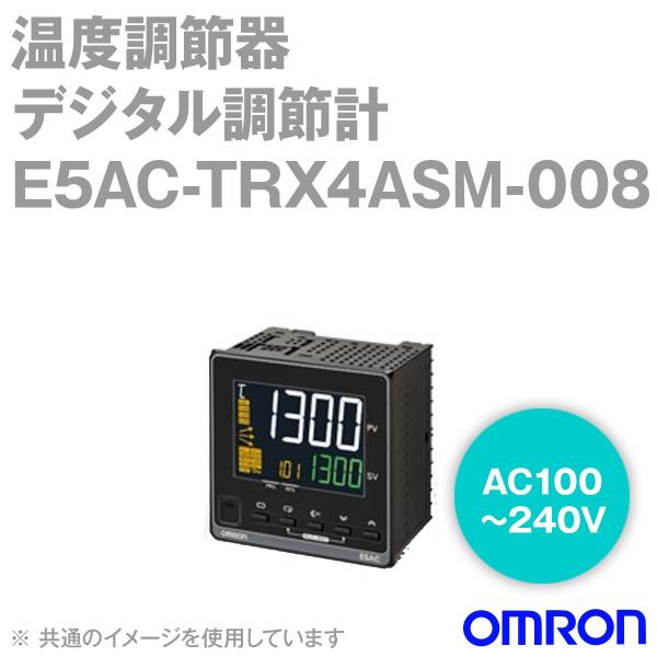 �I������(OMRON) E5AC-TRX4ASM-008 �x�[�V�b�N�^�C�v DIN96×96 �[�q��^�C�v (�����[�o��) (AC100�`240V) NN