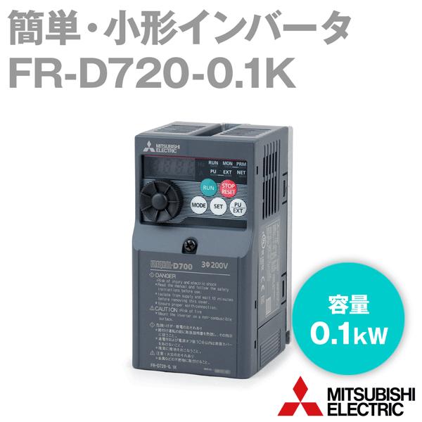 三菱電機 FR-D720-0.1K (簡単・パワフル小型インバータ) NN : fr-d720