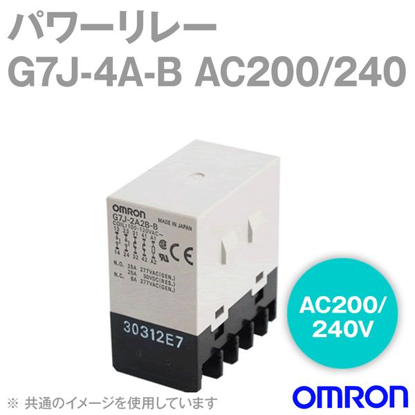 オムロン オムロン(OMRON) G7J-4A-B AC200/240V パワーリレー NN オムロン オムロン(OMRON) G7J-4A-B AC200/240V パワーリレー NN