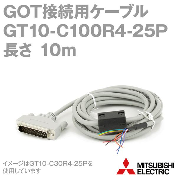 三菱電機 GT10-C100R4-25P (RS-422ケーブル) (シーケンサCPU 三菱電機 GT10-C100R4-25P (RS-422ケーブル) (シーケンサCPU