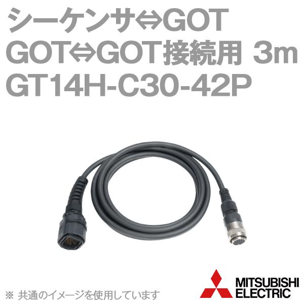 三菱電機（MITSUBISHI ELECTRIC） GT14H-C30-42P ケーブル シーケンサ