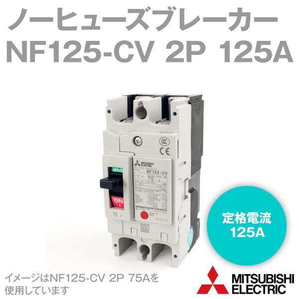 三菱電機（MITSUBISHI ELECTRIC） NF125-CV 2P 125A ノーヒューズ