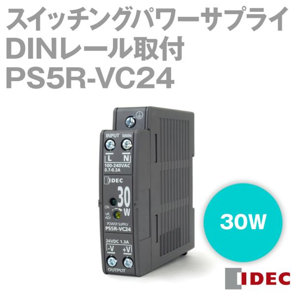 IDEC(ACfbN/ad@) PS5R-VC24 XCb`Op[TvC PS5R-V` XCb`Od DIN[t 30WE24V AC100`240V NN