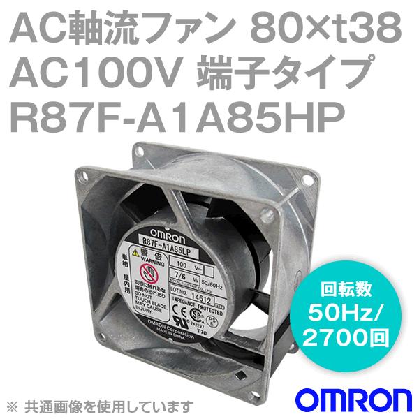 �I������(OMRON) R87F-A1A85HP AC�����t�@�� 100V (80×t38 �[�q�^�C�v) (��]�� 50Hz 2700��) NN