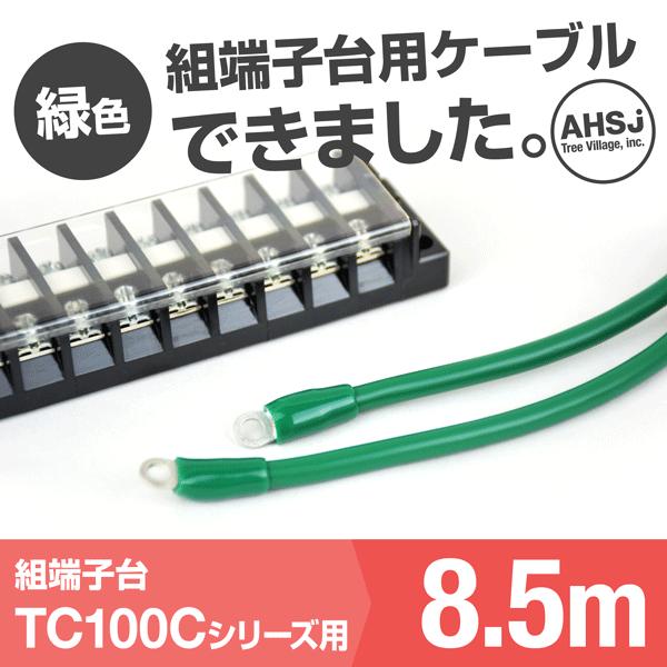 TC100C�p �ΐF 8.5m �[�q��ڑ��P�[�u�� (KIV 38sq �ی^�����[�q R38-8) TV