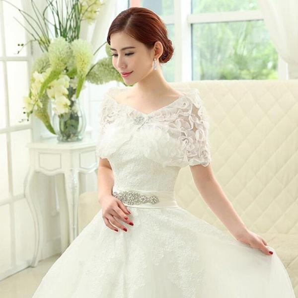 即納 レースショール ウェディングボレロ ウエディングストール 春夏ショール ブライダル 花嫁様小物 レース 刺繍 ホワイト Hpn15 Buyee Buyee Japanese Proxy Service Buy From Japan Bot Online