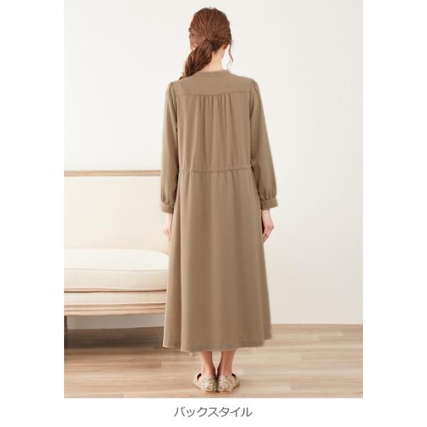 マタニティ 服 ワンピース 授乳しやすい ギャザーシャツワンピース 長袖 授乳服 妊婦服 マタニティー マタニティワンピース 秋冬春 Olhodaguadocasado Al Gov Br