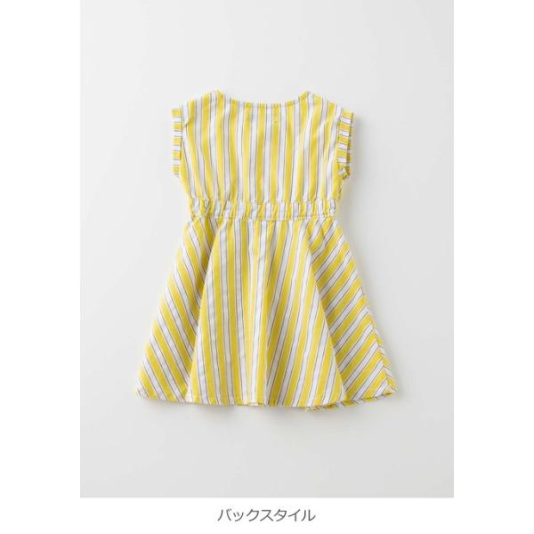 ベビー 服 Caldia ドビーストライプワンピース ワンピース 赤ちゃん ベビー服 おんなのこ 女の子 ウェア ウエア 夏 おしゃれ かわいい Apaproduction Fr