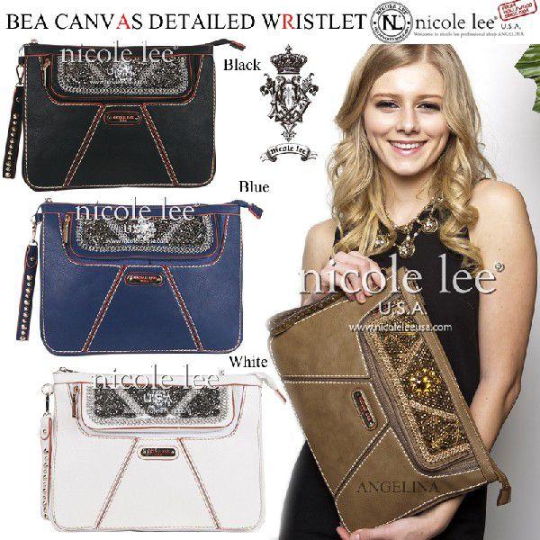 NICOLE LEE ニコールリー P4010 S  レディース クラッチバッグ セカンドバッグ ビーズ 二コルリー 正規品 フェイクレザー パーティー プレゼントにも Nicole Lee（ニコールリー） P4010 S レディース クラッチバッグ
