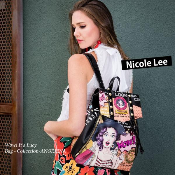 Nicole Lee Luci Wow It S Lucy コミック柄 リュック レディース おしゃれ ママ 大きめ 小さめ 人気 ブランド 海外 ブランド 軽い 底鋲 Buyee Buyee 일본 통신 판매 상품 옥션의 대리 입찰 대리 구매 서비스