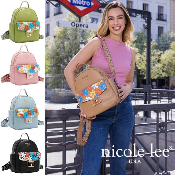 数量限定 NICOLE LEE ニコールリー FLO17475 FLORAL POP FLAP BACKPACK
