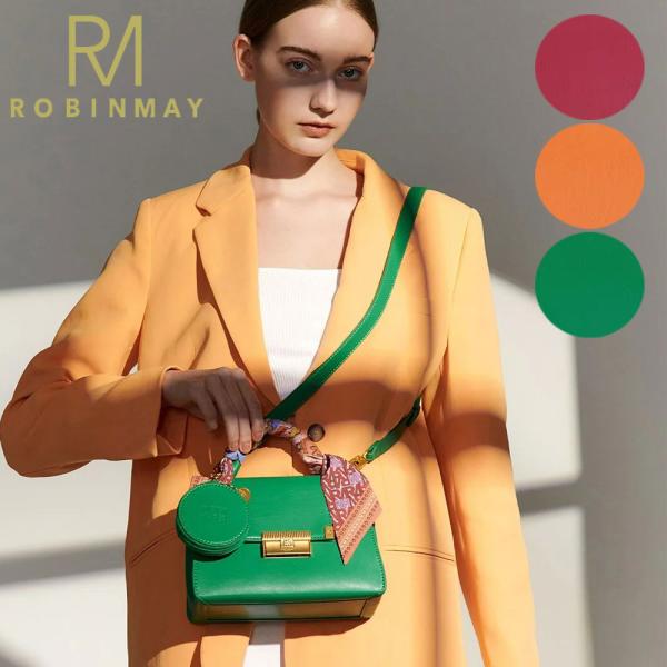 【美品】ロビンメイ C253 スカーフ　ショルダーバッグ　ROBINMAY 美品】ロビンメイ C253 スカーフ ショルダーバッグROBINMAYの