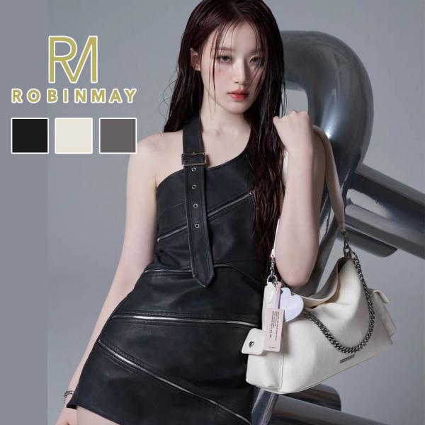 保証付 返品OK  正規品  2024 ROBINMAY ロビンメイ  B255 レディース RMロゴ ソフトショルダーバッグ ハンドバッグ  2WAY 肩掛 ビーガン人気  50代30代 40代 20代 SDGs通勤通学 カジュアル 台湾 クロスボディHeartbeat 肩背包 ハート レザーチャーム クール チェーンハンドル 保証付 返品OK 正規品 2025 ROBINMAY ロビンメイ B255 レディース RM