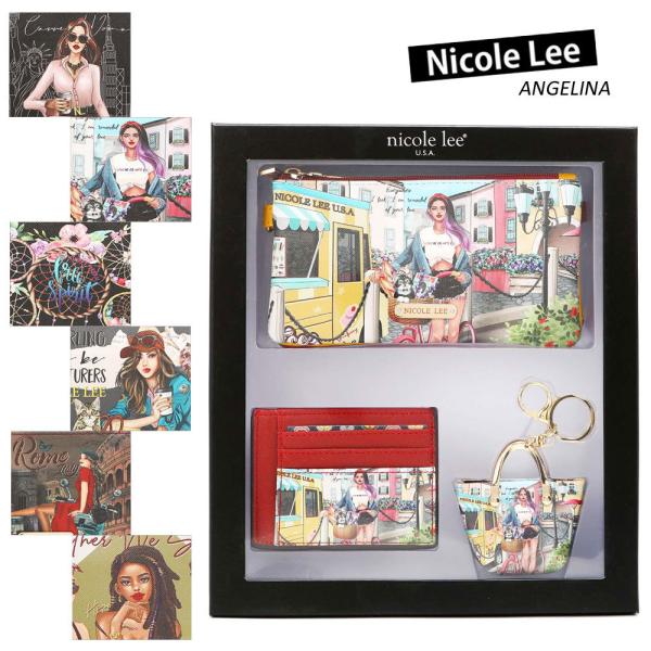 Nicole Lee（ニコールリー） 数量限定 PRT7011 ガールプリント お財布