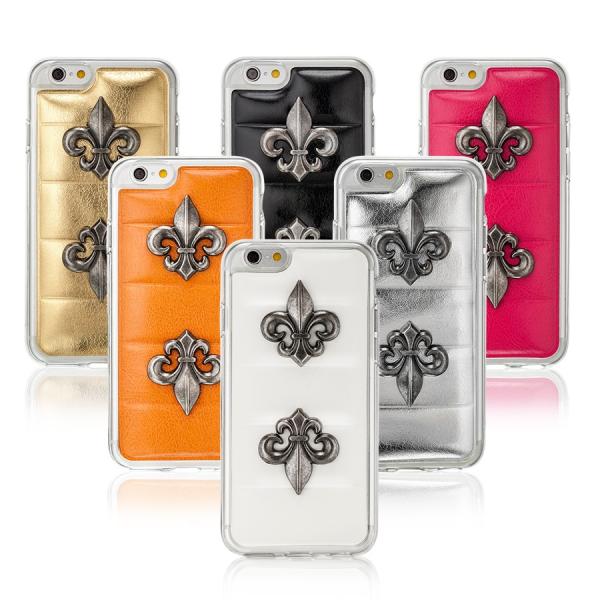 iPhone6s iPhone6 選べる6色 アイフォン TPU ソフト ケース カバー スタッズ チャーム付 No001