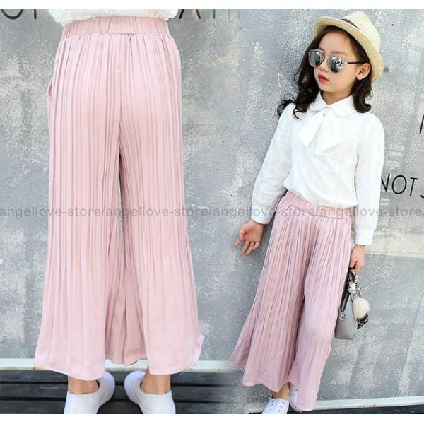 ガウチョパンツ キッズ 女の子 ガールズ ジュニア 子供服 ボトムス ワイドパンツ ゆったり 九分丈 9分丈 無地 プリーツ Buyee Buyee 日本の通販商品 オークションの入札サポート 購入サポートサービス