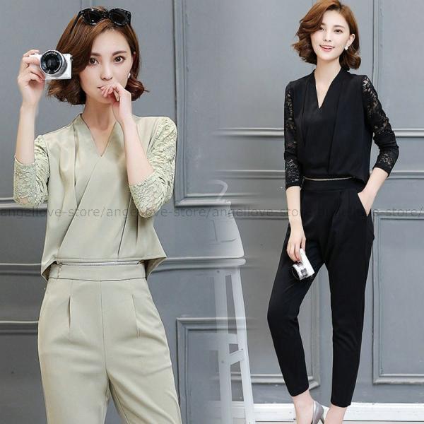 春夏 オールインワン レディース セットアップ パンツドレス トップス パーティードレス レース 長袖 着痩せ カジュアル 結婚式 ハイウエスト Buyee Buyee 日本の通販商品 オークションの代理入札 代理購入