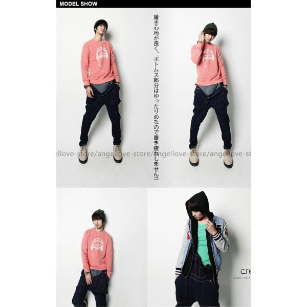 デニムオーバーオール オールインワン メンズ サロペット つなぎ