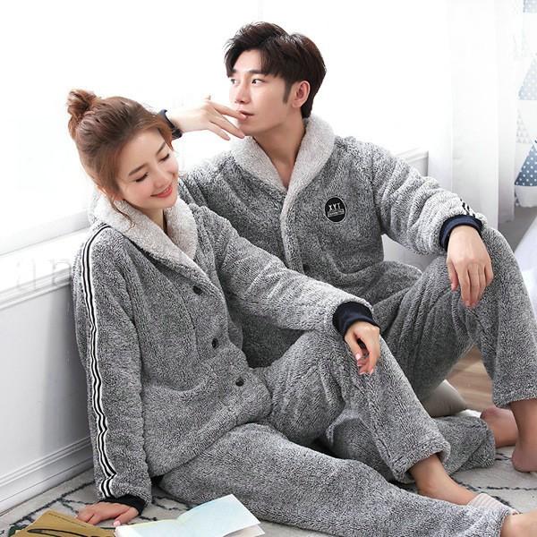 部屋着 パジャマ レディース 冬 パジャマ メンズ 冬用 パジャマ あったか ペアパジャマ 冬 ペアパジャマ カップル Wpcjri 富士研磨 通販 Yahoo ショッピング