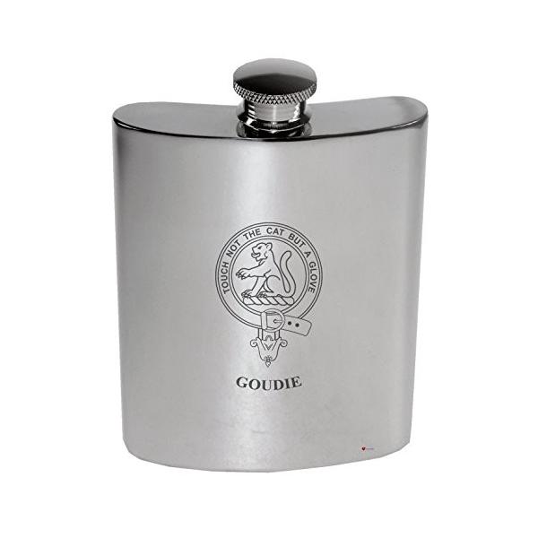Crest Family スキットル Kidney Angelsnowのgoudie Goudie An00lur31r6 Angelsnow Pewter Polished Flask Family 6oz