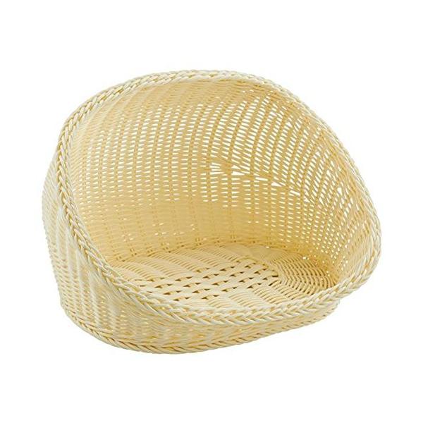 小型犬 中型犬 ペット かご ラタン調コクーンベッド S 洗える 高さ32cm 新商品 猫 幅55 犬 奥行38