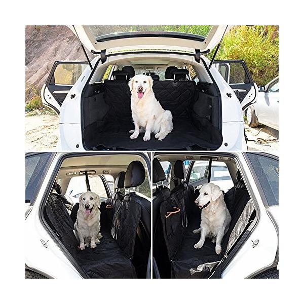 ペット犬の車のシートブラケットアンチスキッドパッド防水ポータブルペットトラベルカーマットペットクッションカバー 137 奉呈 147 ブラック Cm