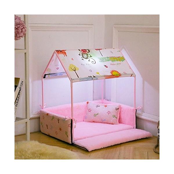 Ppamp Amp Dd ペット ティピー テント 猫 小型犬用 ベッド 定番 ペット部屋 ペット小屋 ペットハウス ハウス ペットベッド 犬のテント