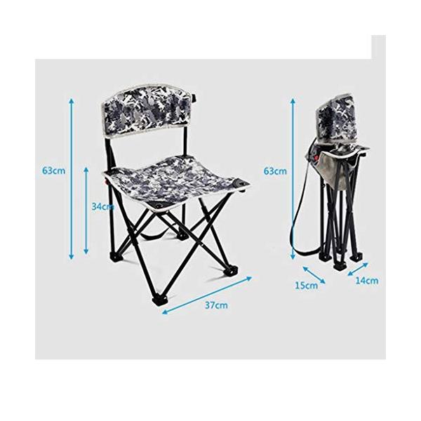 屋外折りたたみ椅子mazarポータブルキャンプビーチ釣り絵スツールアルミ合金製の椅子 37