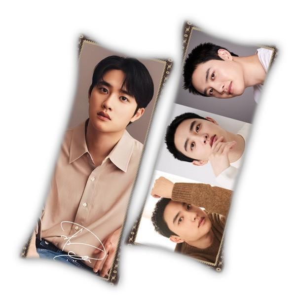 中綿付き】ドギョンス EXO D.O ディオ クッション カバー 布製 両面