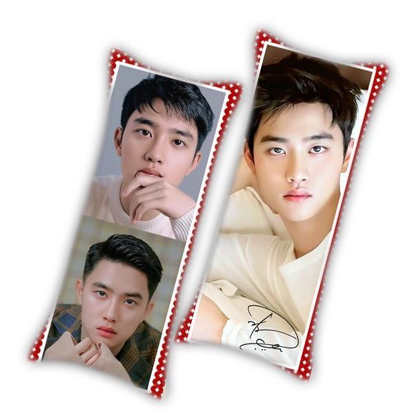 中綿付き】ドギョンス EXO D.O ディオ クッション カバー 布製 両面
