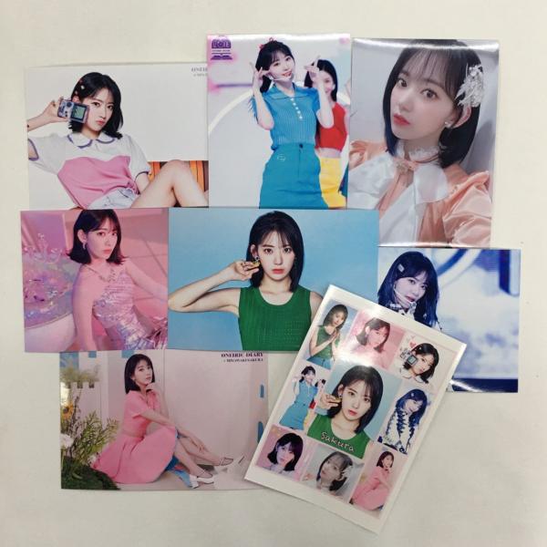 宮脇咲良 IZ*ONE アイズワン ポストカードセット シール付き 韓流