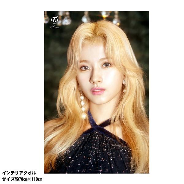 SANA サナ TWICE トゥワイス 大判 インテリアタオル 110×70 韓流