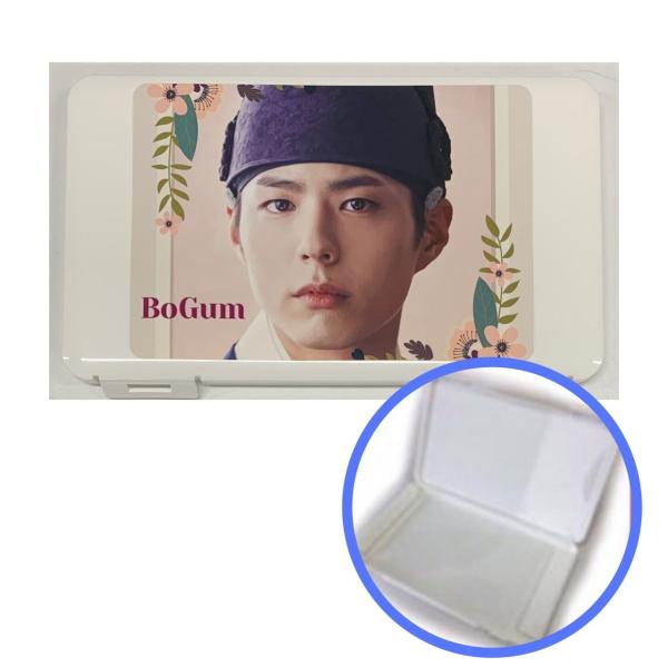 パクボゴム 写真付き ケース マスク 小物入れ チケット ホルダー