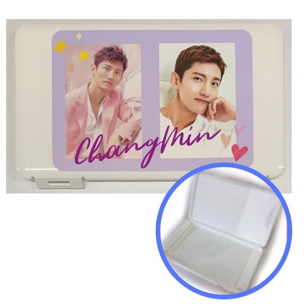 TVXQ 東方神起 チャンミン 写真付き ケース マスク 小物入れ チケット