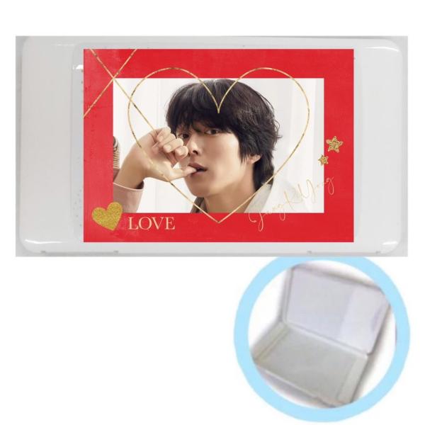 チャンギヨン 写真付き マスクケース 小物入れ チケットホルダー 韓流