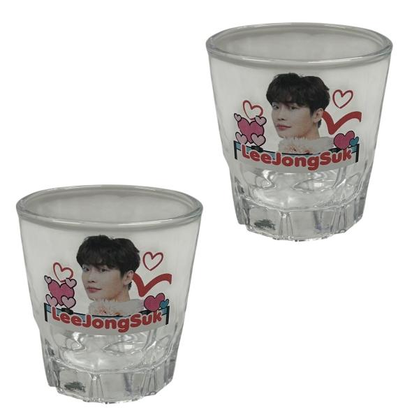 2個セット イジョンソク 焼酎グラス ミニ グラス おちょこ 韓流 グッズ