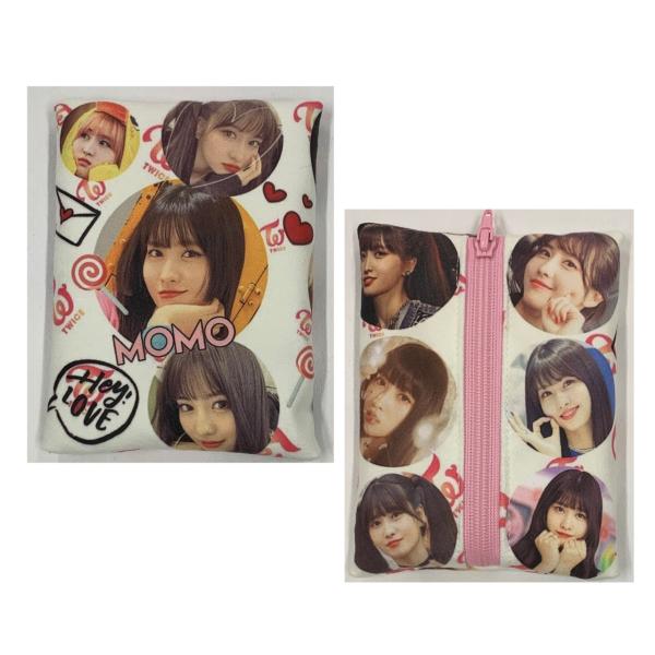TWICE LOVELYS モモ　スリッパ　パペット　ポーチ　ティッシュ　バッグ TWICE LOVELYS モモ スリッパ パペット ポーチ ティッシュ バッグ