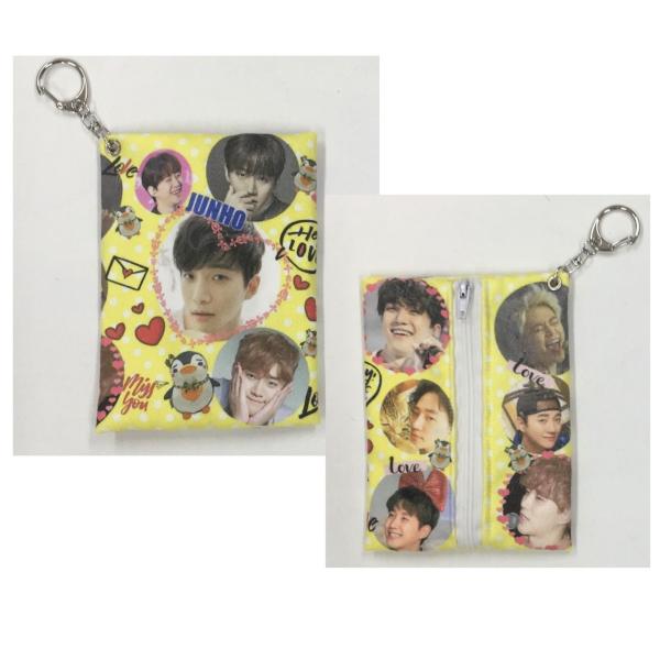 2PM ジュノ ミニポーチ＆ケース入り両面カード 2PM ジュノ ミニポーチ＆ケース入り両面カード 2PM ジュノ